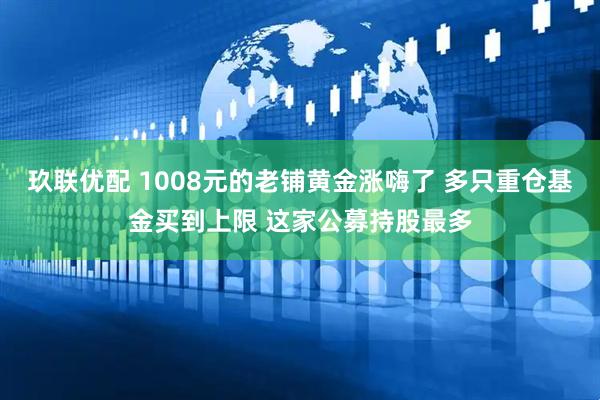 玖联优配 1008元的老铺黄金涨嗨了 多只重仓基金买到上限 这家公募持股最多