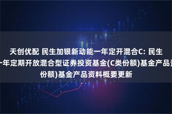 天创优配 民生加银新动能一年定开混合C: 民生加银新动能一年定期开放混合型证券投资基金(C类份额)基金产品资料概要更新