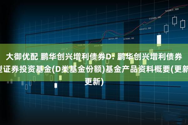 大御优配 鹏华创兴增利债券D: 鹏华创兴增利债券型证券投资基金(D类基金份额)基金产品资料概要(更新)